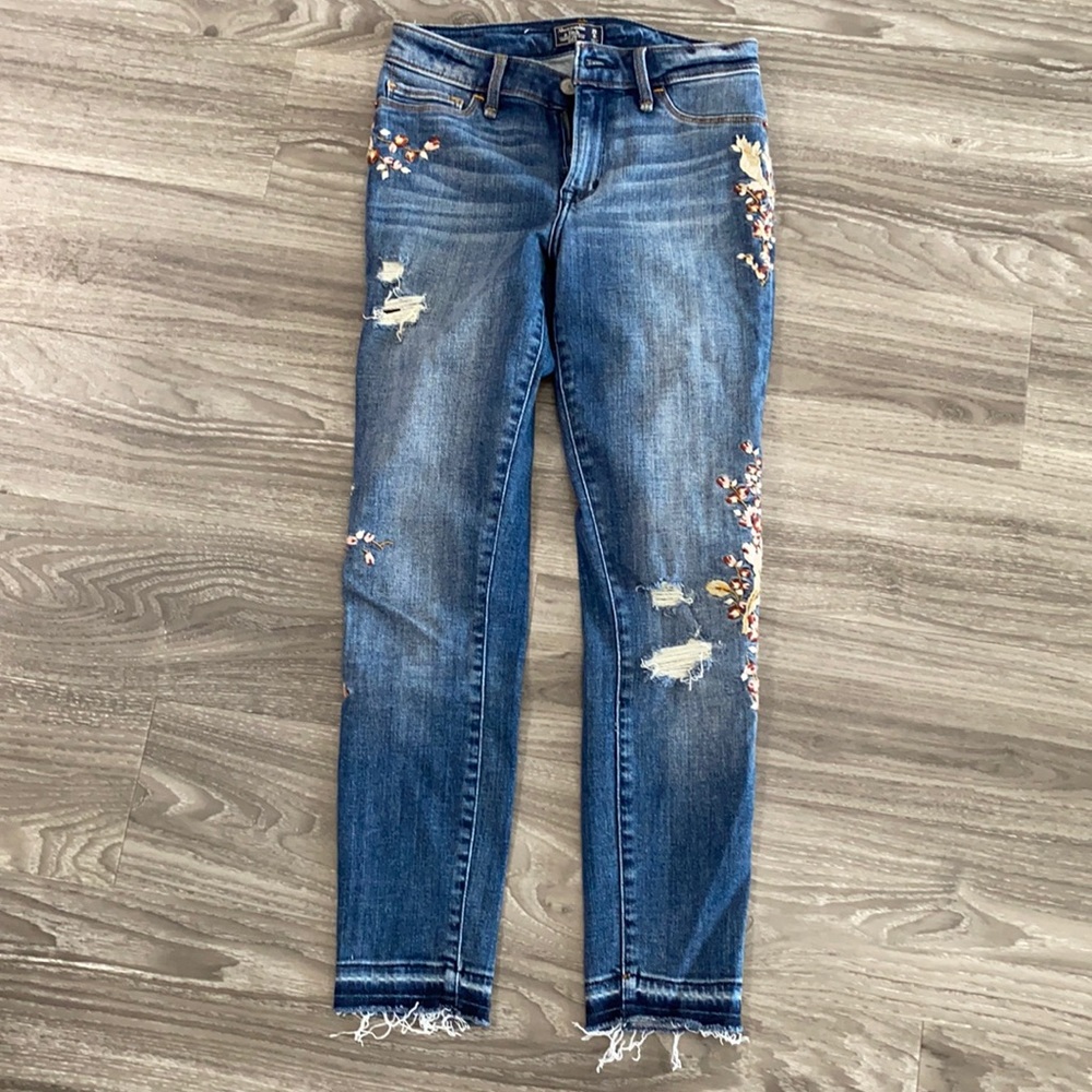 Abercrombie & Fitch Blue Harper Ankle Jeans